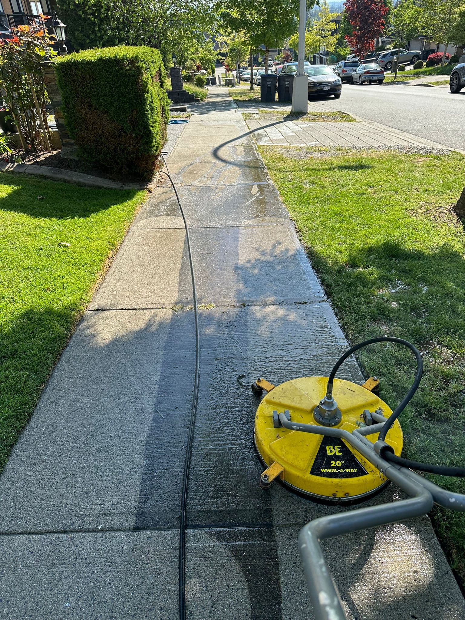 Driveway before